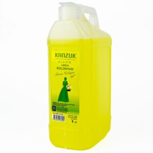 Kanzuk 80° Limon Kolonyası 1 Litre – Ferahlatıcı ve Hijyenik Limon Esansı
