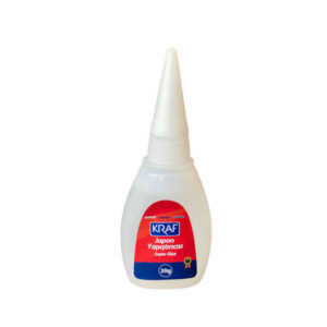 Kraf 765G Süper Japon Yapıştırıcı 20 gr - Hızlı ve Güçlü Yapıştırma, Çok Amaçlı Kullanım