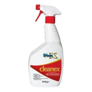 Stox Cleanex Tüm Yüzeylerde Yağ ve Kir Sökücü 1000 ml – Endüstriyel Temizlikte Güçlü Çözüm