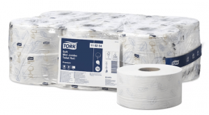 Tork Mini Jumbo Premium Tuvalet Kağıdı 170 m x 12 – Yüksek Kalite ve Uzun Süreli Kullanım İçin Ekonomik Paket