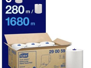 Tork Matic® Hareketli Havlu Universal 280m x 6 Rulo – Yüksek Performanslı, Hijyenik ve Ekonomik