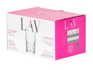 Lav Keops 6'lı Meşrubat Bardağı Seti – 460 cc Şık ve Büyük Cam Bardak