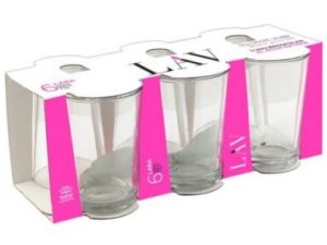 Lav Lara Su Bardağı – Şık ve Kullanışlı Cam Bardak Modeli