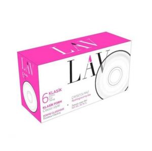 Lav Sade Çay Tabağı 6'lı Set – Klasik Cam Çay Altlığı