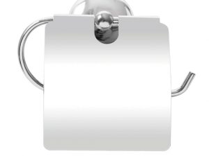 Palex Krom Ev Tipi WC Kağıt Asacağı (Kapaklı) – Şık ve Dayanıklı Duvara Monte Tuvalet Kağıdı Tutucu