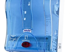 Palex Prestij Otomatik Havlu Dispenseri Şeffaf Mavi – Hijyenik, Pratik ve Şık Tasarım