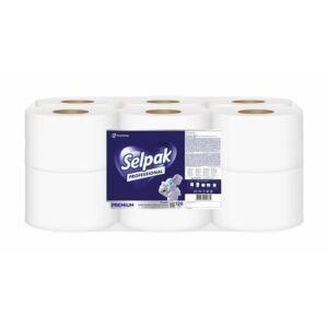 Selpak Pro İçten Çekmeli Tuvalet Kağıdı 120M – Dispenser Uyumlu, 2 Katlı, Beyaz