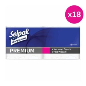 Selpak Professional Premium Pickasso V Katlama Peçete 250'li 18 Paket – Hijyenik, Ekonomik ve Şık
