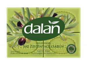 Dalan Geleneksel Saf Zeytinyağlı Sabun 4'lü 600 Gr | Doğal ve Cilt Dostu Temizlik