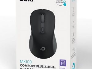Daxi MX100 Sessiz Kablosuz Mouse – 2.4GHz Wireless, Ayarlanabilir DPI, Tak-Çalıştır