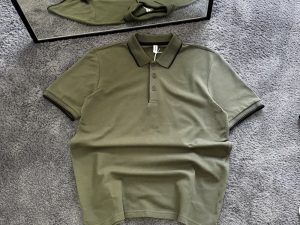 Haki Polo Yaka Tişört Erkek | Doğal Renk Şıklığı ve Günlük Konfor