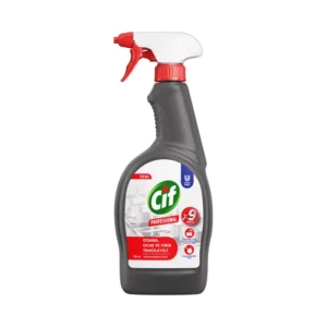 Cif Professional Fırın, Ocak ve Izgara Temizleyici Sprey 750 ml – Yağ ve Yanık Kalıntı Giderici