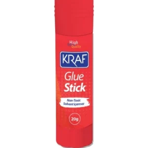 Kraf 4020G Stick Yapıştırıcı 20 gr - 24’lü Paket, Solvent İçermez, Güçlü Tutunma, Kağıt & Karton Uyumlu