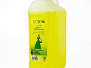 Kanzuk 80° Limon Kolonyası 1 Litre – Ferahlatıcı ve Hijyenik Limon Esansı