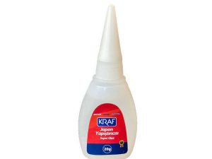 Kraf 765G Süper Japon Yapıştırıcı 20 gr - Hızlı ve Güçlü Yapıştırma, Çok Amaçlı Kullanım
