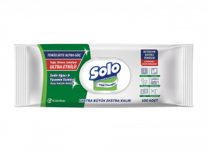Solo Ultra Güç Yüzey Temizlik Havlusu | Sedir Ağacı & Yasemin Kokulu Pratik Temizlik Mendili