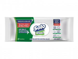 Solo Ultra Güç Yüzey Temizlik Havlusu | Sedir Ağacı & Yasemin Kokulu Pratik Temizlik Mendili