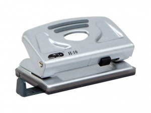 STD Deluxe H-10 Metal Delgeç - Küçük Boy, 10 Sayfa Kapasiteli, Masaüstü Kırtasiye Delgeci