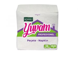 Komili Yuvam Peçete 100’lü | Yumuşak ve Dayanıklı Günlük Kullanım Peçetesi