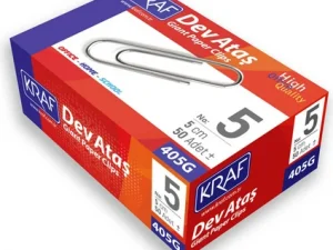 Kraf Ataş No:5 5 cm 50’li Paket – 405G Metal Ofis Ataşları