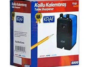 Kraf 690G Kollu Kalemtıraş – Masa Üstü Mekanizmalı Kalemtraş