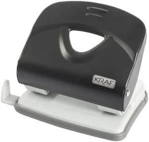 Kraf 140G Mavi Delgeç – 20 Sayfa Kapasiteli, Metal Gövdeli Evrak Delici