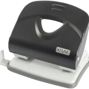 Kraf 140G Mavi Delgeç – 20 Sayfa Kapasiteli, Metal Gövdeli Evrak Delici