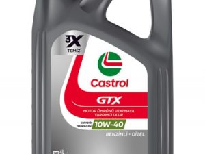 Castrol GTX 10W-40 A/B 4 LT Sentetik Karışım Motor Yağı