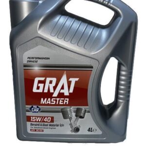 GRAT 15W-40 Motor Yağı 4 Litre – Yarı Sentetik