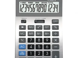 Noki H-CN011 Metal Masaüstü Hesap Makinesi 14 Hane