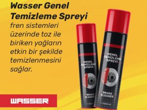 Wasser Balata Spreyi 500 ml – Hızlı Kuruyan Balata ve Parça Temizleyici Sprey