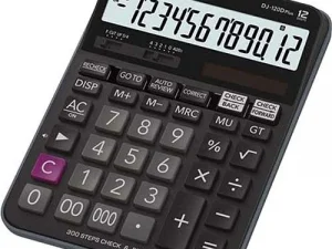 Casio DJ-120D Plus 12 Haneli İşlem Kontrollü Hesap Makinesi