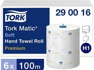 TORK Matic Hareketli Havlu Advanced 100 m x 6 Rulo – 21 cm, %100 Selüloz (290016)