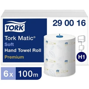TORK Matic Hareketli Havlu Advanced 100 m x 6 Rulo – 21 cm, %100 Selüloz (290016)