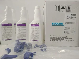Ecolab Sirafan Speed 750 ml x 6 Adet – Hızlı Etkili Yüzey Dezenfektanı