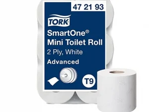 Tork 472193 SmartOne Mini Tuvalet Kağıdı 112 Metre – 12'li Ekonomik Paket | Yüksek Hijyen ve Tasarruf