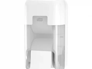 Tork OptiServe 2 Ruloluk Tuvalet Kağıdı Dispenseri – Beyaz (558041) | Kartonsuz ve Ekonomik Kullanım