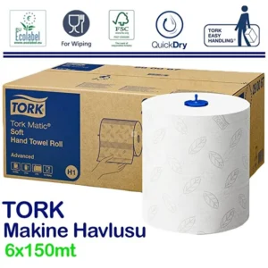 Tork Hareketli Havlu Advanced 150 m x 6 Rulo