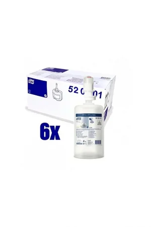 Tork Köpük Sabun Premium Dökme 1 Litre x 6 Adet – Hijyenik ve Ekonomik Köpük Sabun