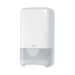 Tork 557500 Çift Rulo Tuvalet Kağıdı Dispenseri – Beyaz Kompakt Dispenser