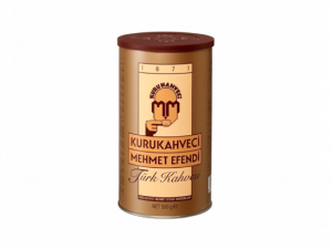 Kurukahveci Mehmet Efendi Türk Kahvesi Teneke Kutu 500 g – Geleneksel Öğütülmüş Kahve