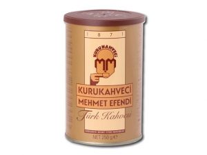 Kurukahveci Mehmet Efendi Türk Kahvesi Teneke Kutu 250 g – Geleneksel Öğütülmüş Kahve