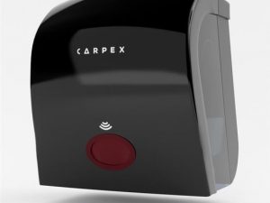 CARPEX Optima Sensörlü Elektrikli Havlu Makinesi Siyah | Otomatik Kağıt Havlu Dispenseri